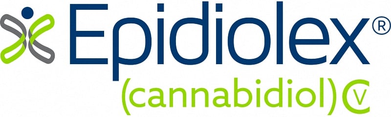 Epidiolex logo in a white background