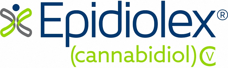 Epidiolex logo in a white background