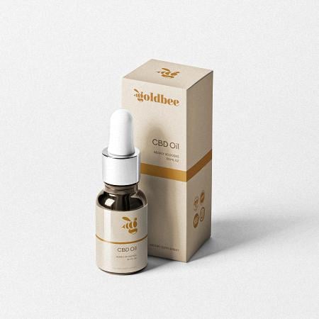 Gold Bee CBD oil bottle