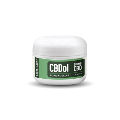 CBDistillery salve 500mg in white