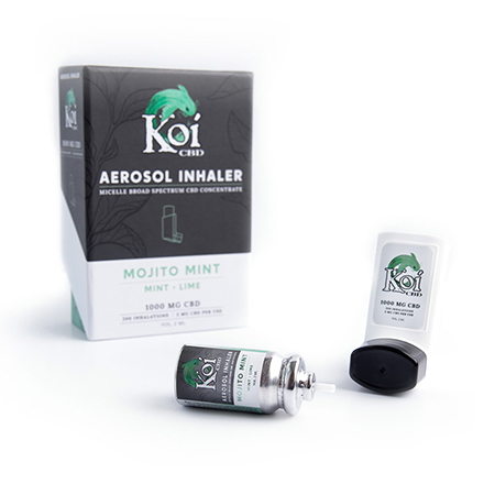 Koi cbd inhaler on white background