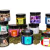cbd hemp direct products on white background