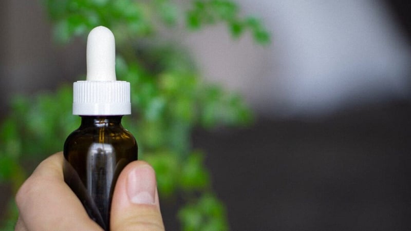 CBD Oil in Bottle