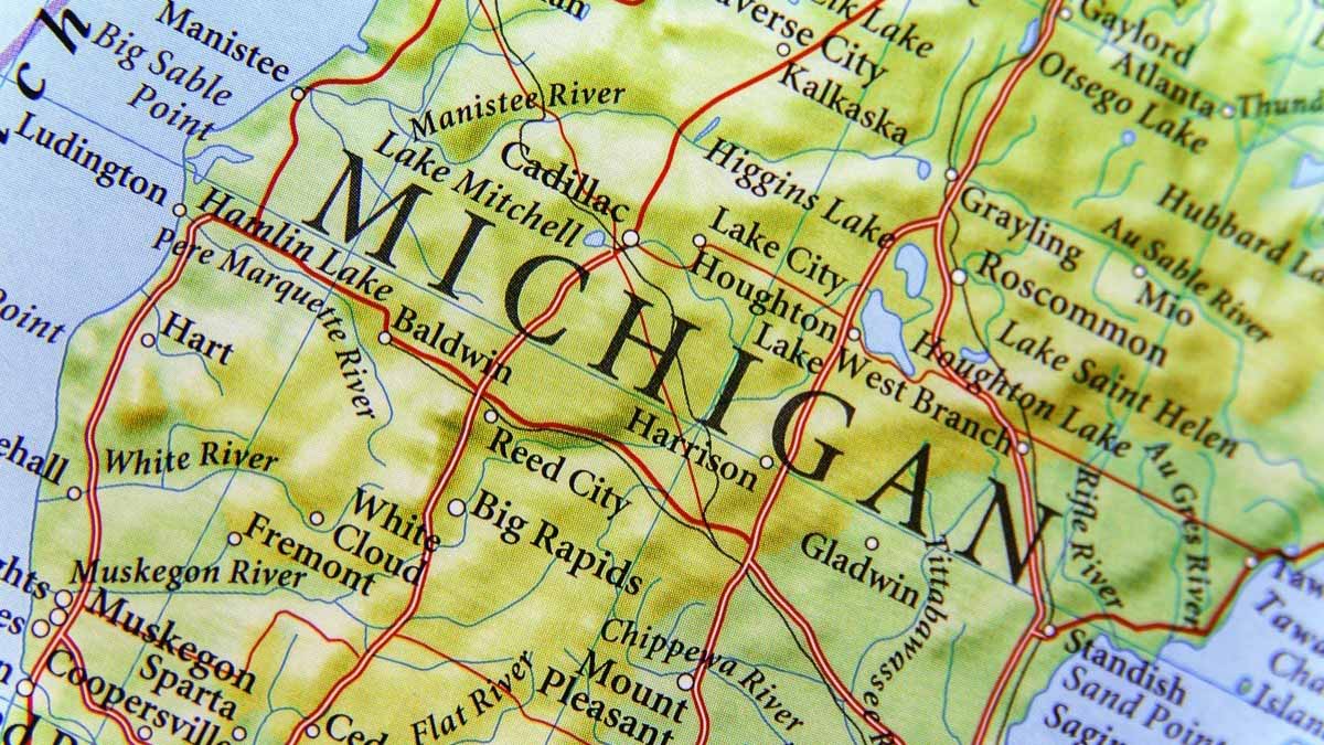 Michigan State Map